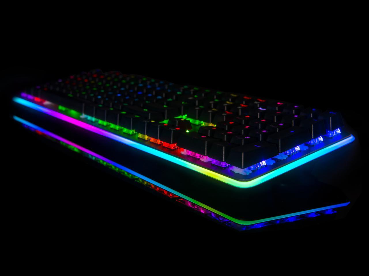 Rosewill Mechanical Gaming Keyboard, 22 RGB Backlit Modes, Blue Switches - NEON K81
