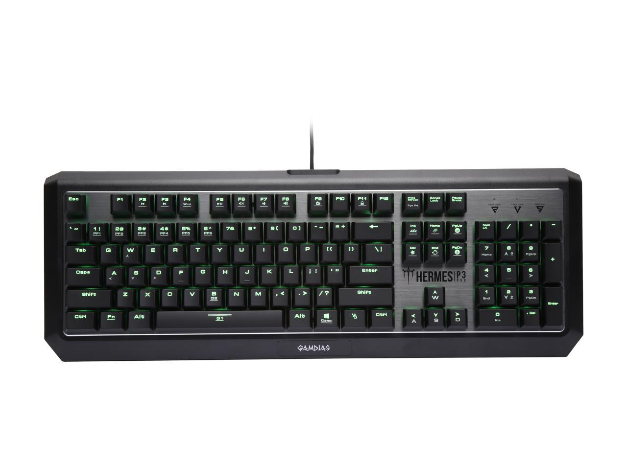 Gamdias Hermes P3 RGB Mechanical Gaming Keyboard - Blue Switch