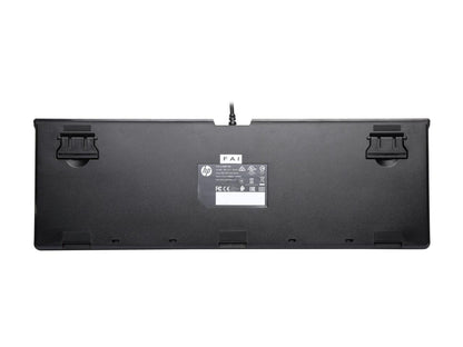 OMEN by HP Keyboard 1100 Mechanical Gaming Keyboard with Blue Switches, Red Backlit LED