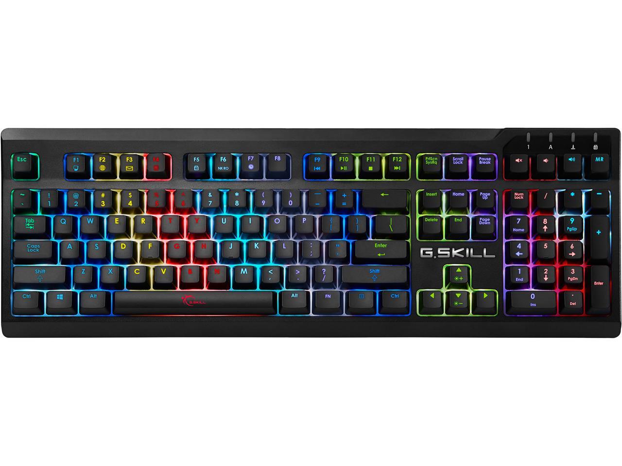 G.SKILL RIPJAWS KM570 RGB Mechanical Gaming Keyboard - Cherry MX RGB Red