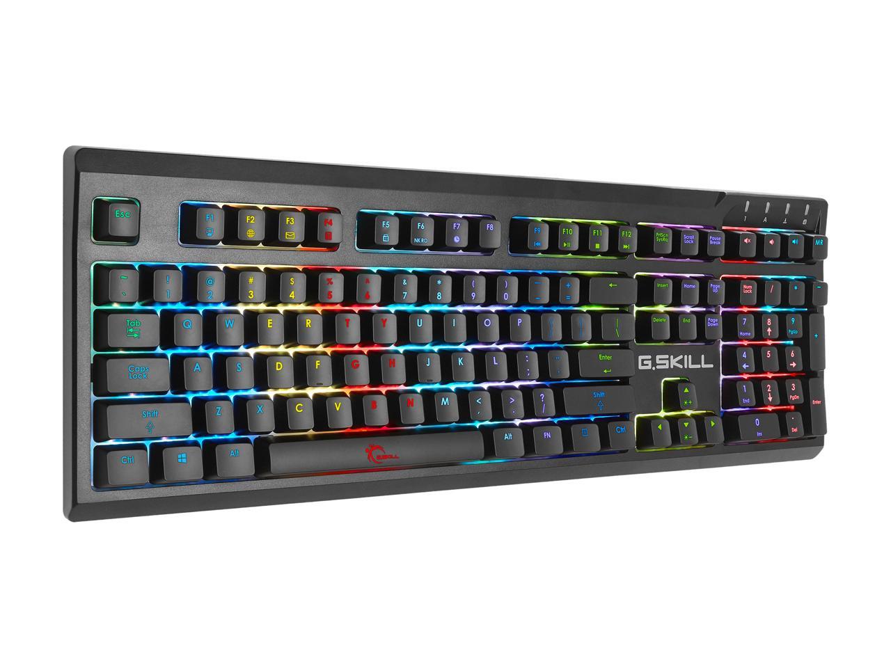 G.SKILL RIPJAWS KM570 RGB Mechanical Gaming Keyboard - Cherry MX RGB Red