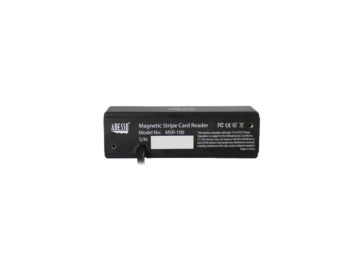 Adesso MSR-100 Magnetic Stripe Card Reader