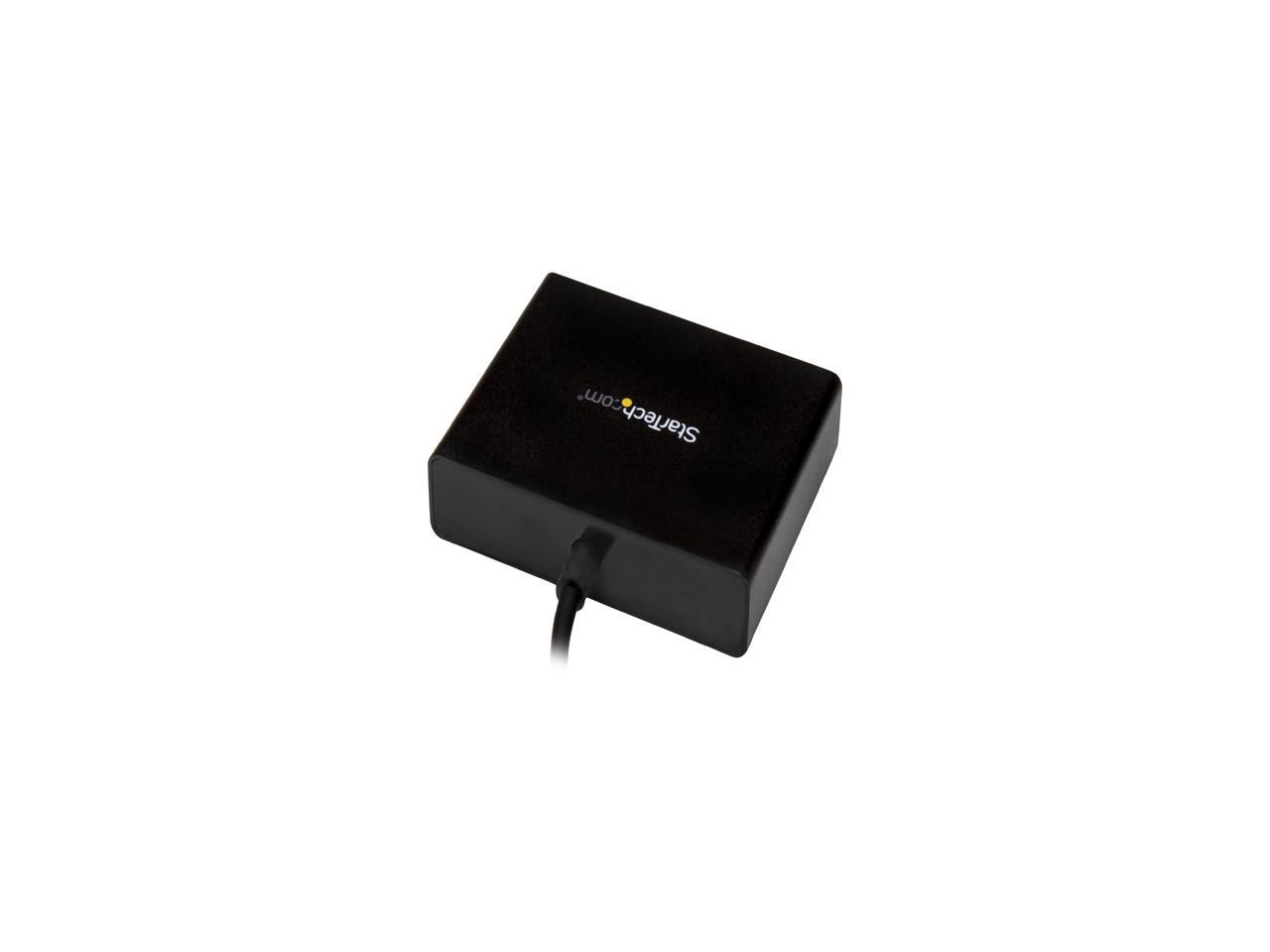 StarTech.com MSTCDP123DP 3-Port USB-C to DisplayPort MST Hub - 4K 30Hz - Multi-Monitor Video Splitter - Thunderbolt 3 Compatible (MSTCDP123DP)