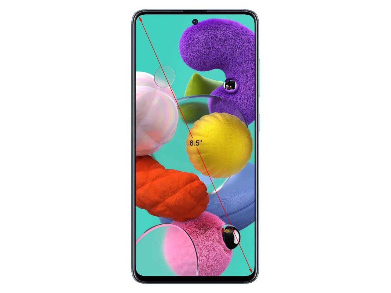 Samsung Galaxy A51 A515F 128GB DUOS GSM Unlocked Phone w/ Quad Camera 48 MP + 12 MP + 5 MP + 5 MP (International Variant/US Compatible LTE)