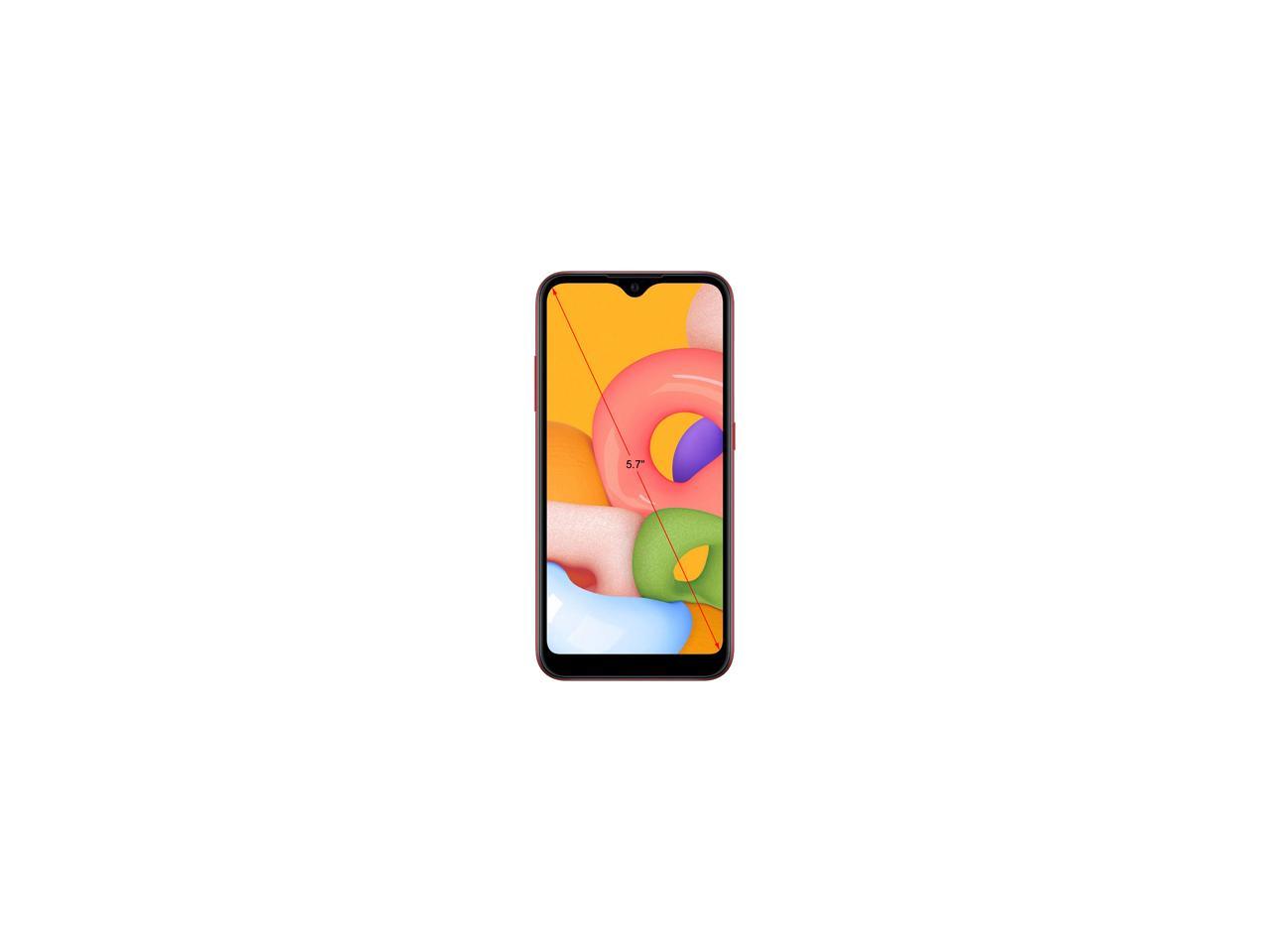 Samsung Galaxy A01 A015M 16GB Dual Sim GSM Unlocked Phone (International Variant/US Compatible LTE)