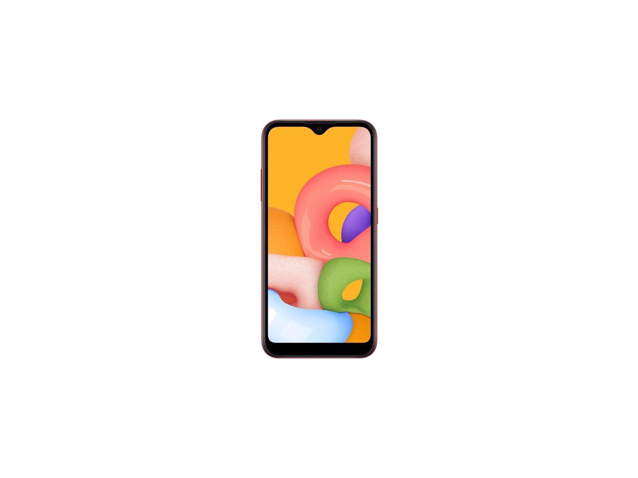Samsung Galaxy A01 A015M 16GB Dual Sim GSM Unlocked Phone (International Variant/US Compatible LTE)