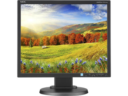 NEC Display MultiSync EA193MI-BK 19" Professional IPS Integrated Speaker 1280 x 1024 5:4 Monitor with 6ms response rate, 1000:1 contrast, DisplayPort, DVI-D, VGA