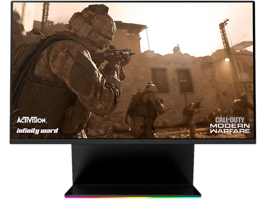 Razer Raptor 27" WQHD 2560x1440 2K Resolution 1ms 144Hz USB-C HDMI DisplayPort USB 3.2 Hub AMD Adaptive FreeSYNC Technology HDR 400 Non-Glare IPS Gaming Monitor