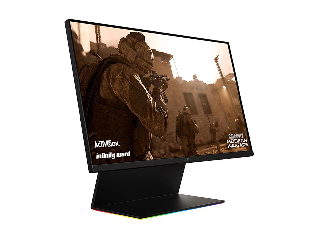Razer Raptor 27" WQHD 2560x1440 2K Resolution 1ms 144Hz USB-C HDMI DisplayPort USB 3.2 Hub AMD Adaptive FreeSYNC Technology HDR 400 Non-Glare IPS Gaming Monitor