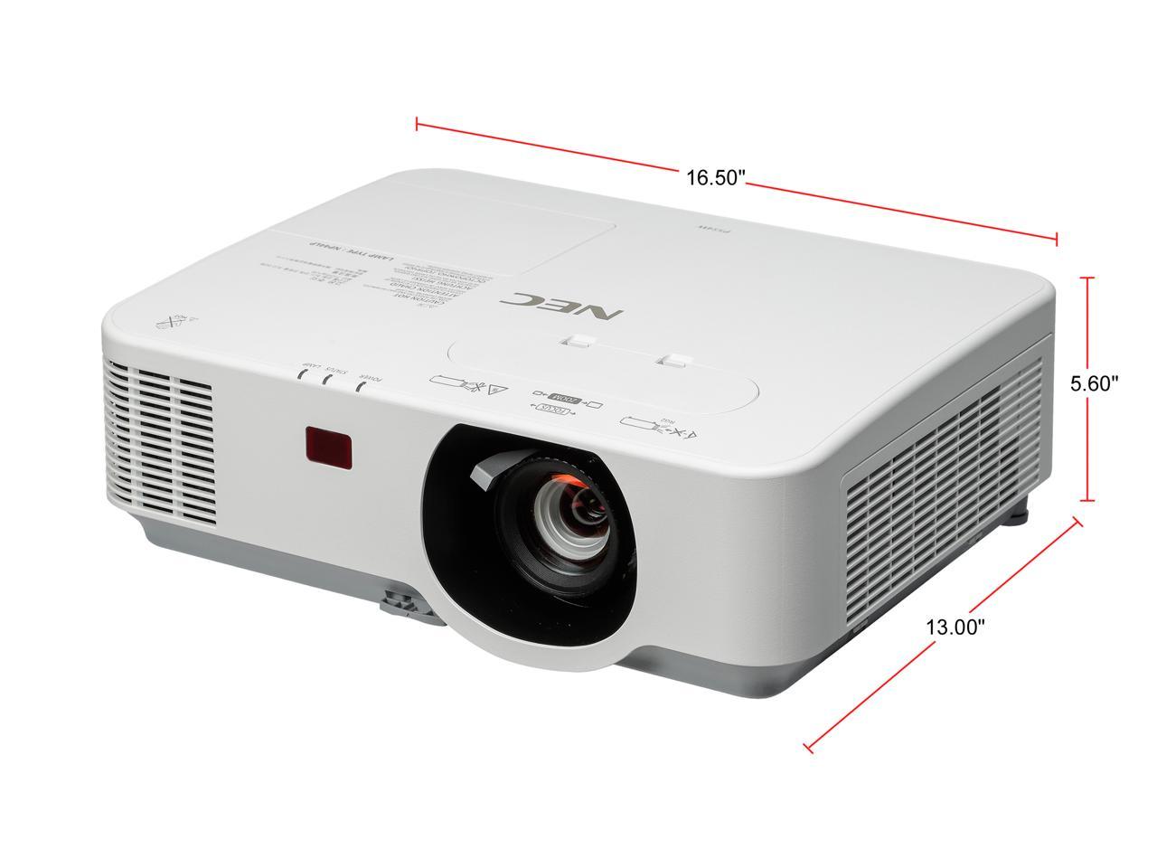 NEC P474U 1920 x 1200 4700 Lumens LCD Projector 10,000:1 RJ45