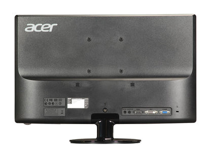 Acer S241HL bmid UM.FS1AA.001 24" Full HD 1920 x 1080 5ms 60 Hz D-Sub, DVI, HDMI Built-in Speakers LCD Monitor