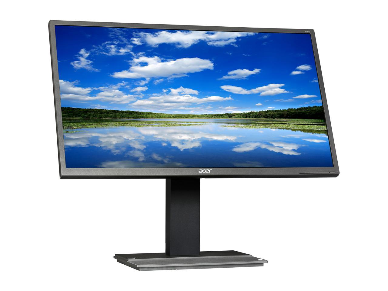 Acer B326HUL ymiidphz Black 32" 6ms WQHD Dual HDMI Widescreen LED Backlight LCD Monitor VA Panel 300 cd/m2 ACM 100,000,000:1 (3000:1), Built-in Speakers & USB Hub 3.0, Height Adjustable