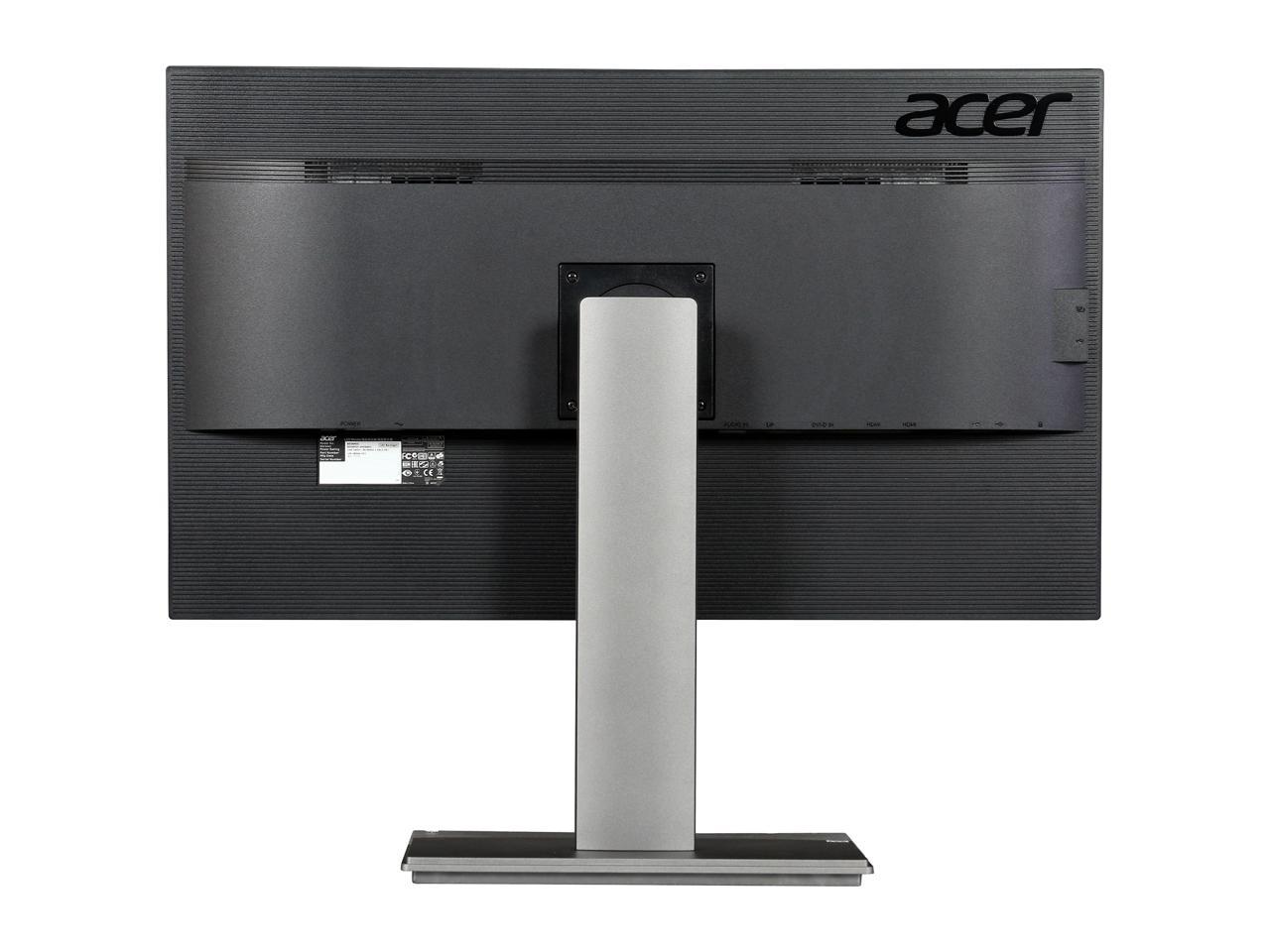 Acer B326HUL ymiidphz Black 32" 6ms WQHD Dual HDMI Widescreen LED Backlight LCD Monitor VA Panel 300 cd/m2 ACM 100,000,000:1 (3000:1), Built-in Speakers & USB Hub 3.0, Height Adjustable