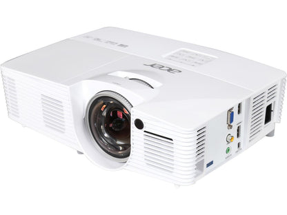 Acer H6517ST Projector, 3000 Lumens, 10000:1 Contrast Ratio, 45" - 300" Image Size, HDMI, USB, VGA, Composite Video, Built-in Speaker