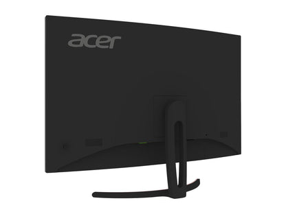 Acer Gaming Series ED323QUR Abidpx 32" (Actual size 31.5") 2560 x 1440 2K Resolution 144Hz DisplayPort HDMI DVI AMD FreeSync LED Backlit Curved Gaming Monitor