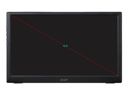Acer PM161Q 16" (Actual size 15.6") Full HD 1920 x 1080 USB Type-C LED Backlit IPS Portable Monitor