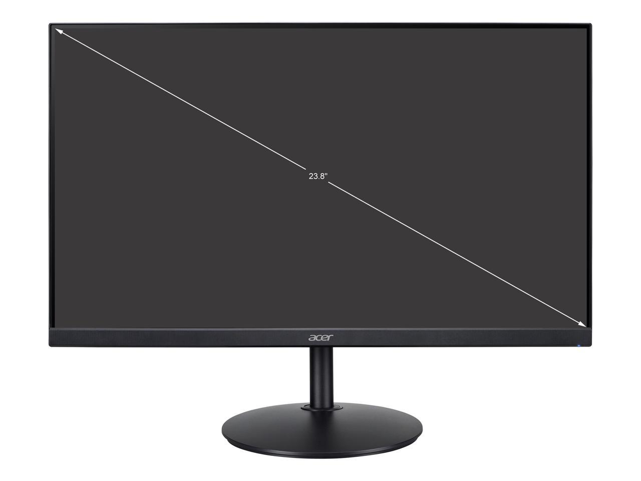 Acer CB242Y bmirx 24" (23.8" Viewable) Full HD 1920 x 1080 IPS AMD FreeSync 1ms 75Hz VGA, HDMI, Speaker Height Adjustable Gaming Monitor