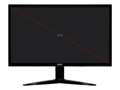 Acer KG221Q Abmix 22" (Actual size 21.5") 1ms (GTG) AMD FreeSync Widescreen LCD/LED Gaming Monitor, HDMI 1920 x 1080, at 75 Hz Refresh Rate, Acer Vision Care Feature
