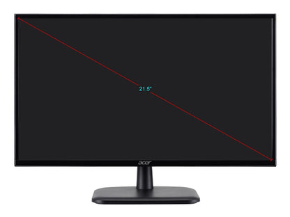 Acer EK220Q Abi 21.5" Full HD 1920 x 1080 5 ms (GTG) 75 Hz D-Sub, HDMI Monitor