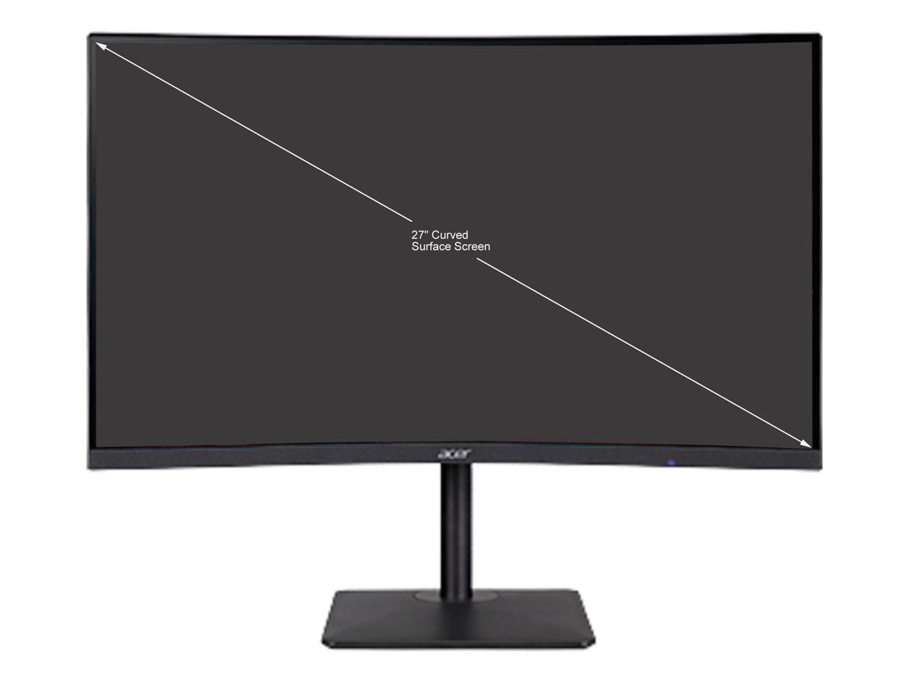 Acer Nitro XZ3 XZ273U Xbmiiphx 27" WQHD 2560 x 1440 (2K) 240Hz (Using Display Port), 1ms (GtG) - Up to 0.5ms (GtG), HDMI, DisplayPort, Audio FreeSync Premium Built-in Speakers Curved Gaming Monitor