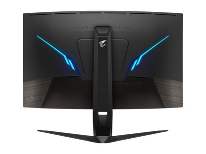 AORUS CV27F 27" Frameless Curved 1500R Gaming Monitor, Full HD 1080p, 90% DCI-P3 Color Accurate VA Panel, 1ms 165Hz, HDR, FreeSync Premium Pro, VESA, Zero Bright Dot Policy