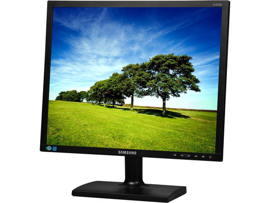 Samsung S19E200BR SE200 Series Black 19" LED Business Monitor, 1280 x 1024, 1000:1, 250cd/m2, VGA&DVI, VESA mountable