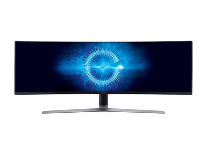 Samsung CHG90 Series C49HG90 49" 3840 x 1080 1ms 144Hz 2x HDMI DisplayPort Mini-DisplayPort HDR AMD FreeSync USB Hub QLED Curved Gaming Monitor