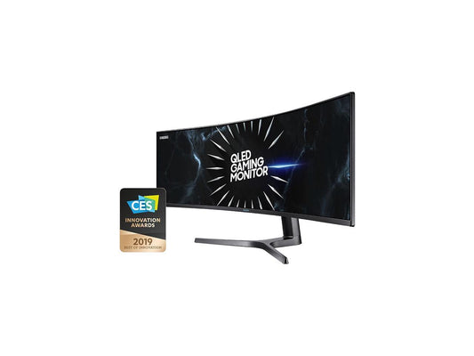 Samsung CRG9 Series LC49RG90SSNXZA 49" Dual Quad HD 5120 x 1440 Resolution 120Hz HDMI, 2x DisplayPort AMD FreeSync 2 Flicker Free HDR1000 QLED Curved Gaming Monitor