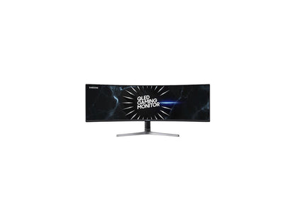 Samsung CRG9 Series LC49RG90SSNXZA 49" Dual Quad HD 5120 x 1440 Resolution 120Hz HDMI, 2x DisplayPort AMD FreeSync 2 Flicker Free HDR1000 QLED Curved Gaming Monitor