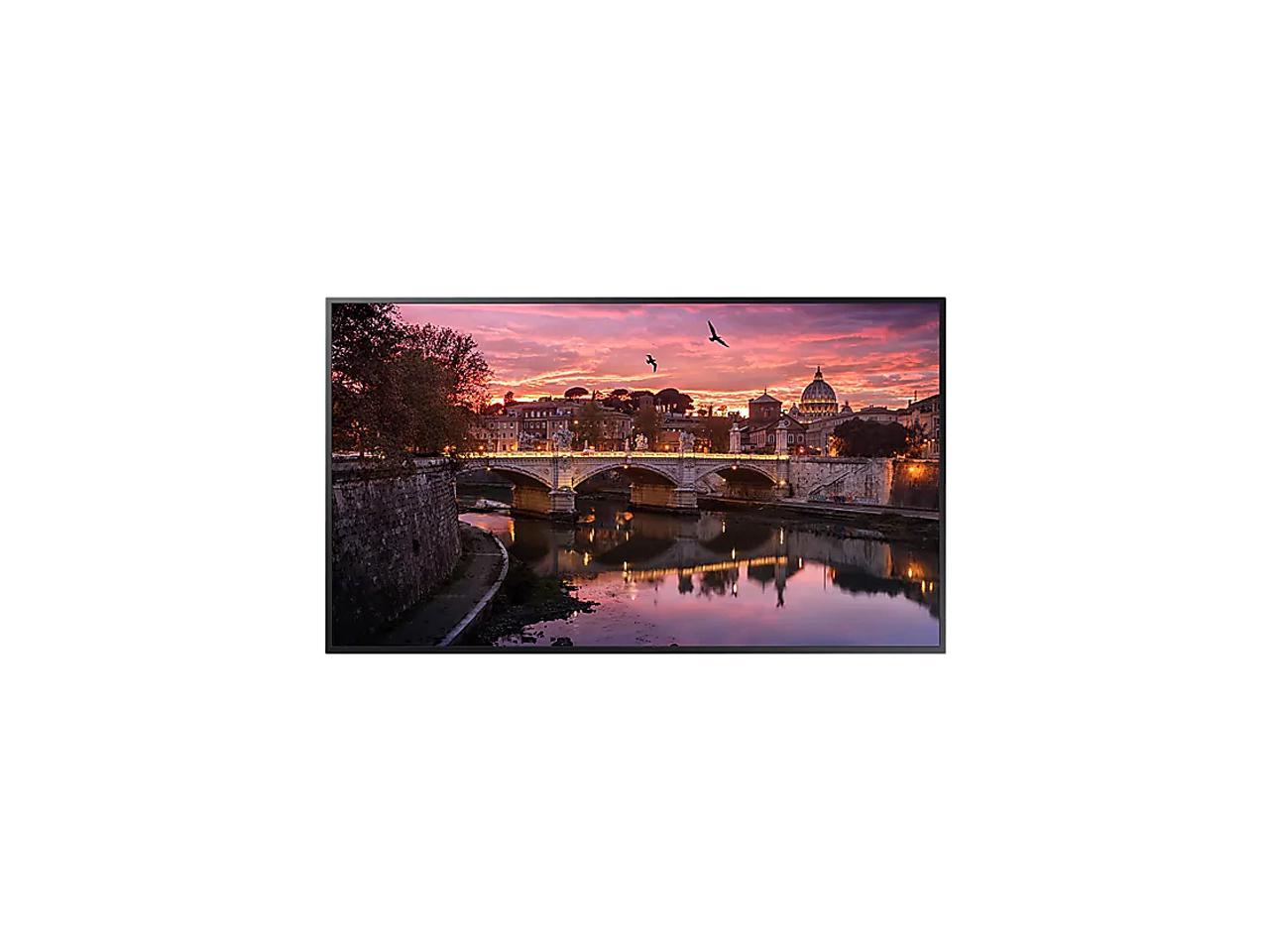 Samsung QB65R 65" Edge-Lit 4K Ultra HD Commercial LCD Display (Cisco Certified Compatible), 350nit, Tizen 4.0, WiFi, BT, Speaker, Portrait/Landscape, 16/7 - LH65QBREBGCXZA