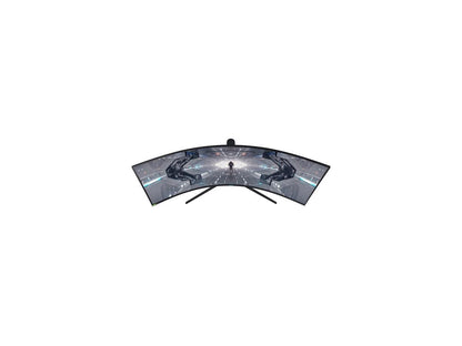 SAMSUNG Odyssey G9 Series LC49G97TSSNXDC 49" Dual QHD 5120 x 1440 2K 1ms (GTG) 240Hz HDMI, 2x DisplayPort, 2x USB 3.0 AMD FreeSync and G-Sync Compatible Curved DisplayHDR 1000 QLED Gaming Monitor
