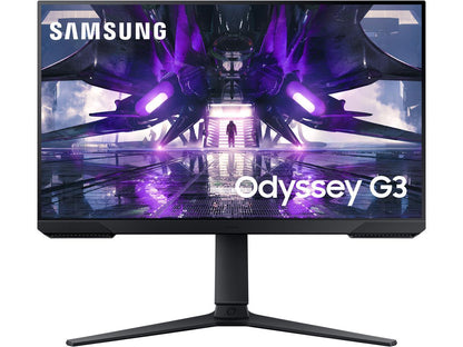SAMSUNG Odyssey G3 LS24AG302NNXZA 24" Full HD 1920 x 1080 144Hz 1ms HDMI, DisplayPort AMD FreeSync Tilt Swivel Pivot Height Adjust Gaming Monitor