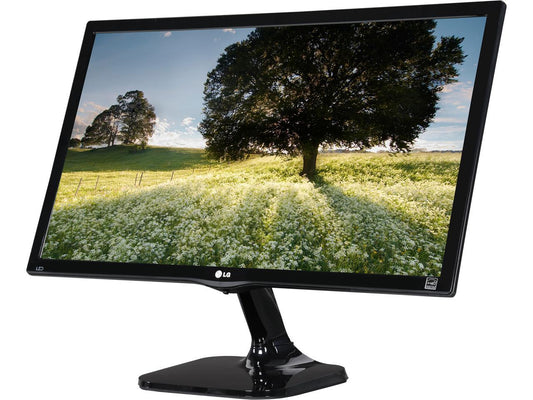 LG 24M47VQ-P Black 24" TN 2ms Flicker Safe Widescreen LED Class Monitor Full HD 1920 x 1080 60 Hz 4-Way Screen Split Reader Mode sRGB 72% HDMI D-Sub