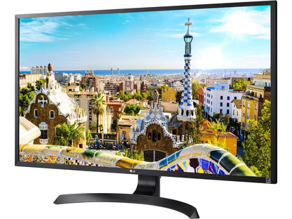 LG 32UD59-B 32" Ultra HD 3840 x 2160 4K 2xHDMI DisplayPort AMD FreeSync Flicker Safe Anti-Glare Backlit LED LCD Monitor