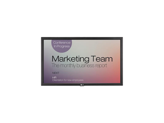 LG 22SM3B-B 22" Full HD Commercial Display with Quad Core SoC, WebOS 2.0