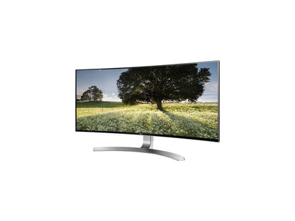 LG 34UC98-W 34" Curved FreeSync IPS Monitor 3440 x 1440 WQHD 5ms 21:9 UltraWide On-Screen Control with 4-way Screen Split, Thunderbolt 2.0 and USB 3.0 Quick Charge