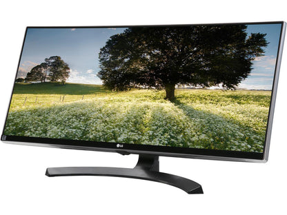 LG 34UM88-P 34" FreeSync IPS LED Monitor 3440 x 1440 WQHD 21:9 UltraWide 5ms On-Screen Control with 4-way Screen Split, Thunderbolt 2.0 and USB 3.0 Quick Charge HDMI DisplayPort