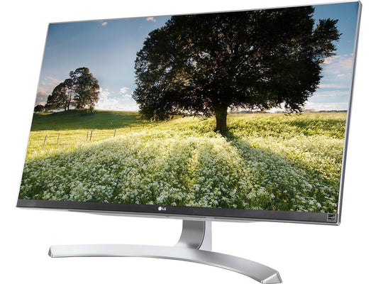 LG 27UD88-W 27" FreeSync IPS LED Monitor 4K UHD 3840 x 2160 16:9 Widescreen 5ms (GTG) On-Screen Control with Screen Split, Game Mode & Black Stabilizer USB 3.0 Quick Charge HDMI