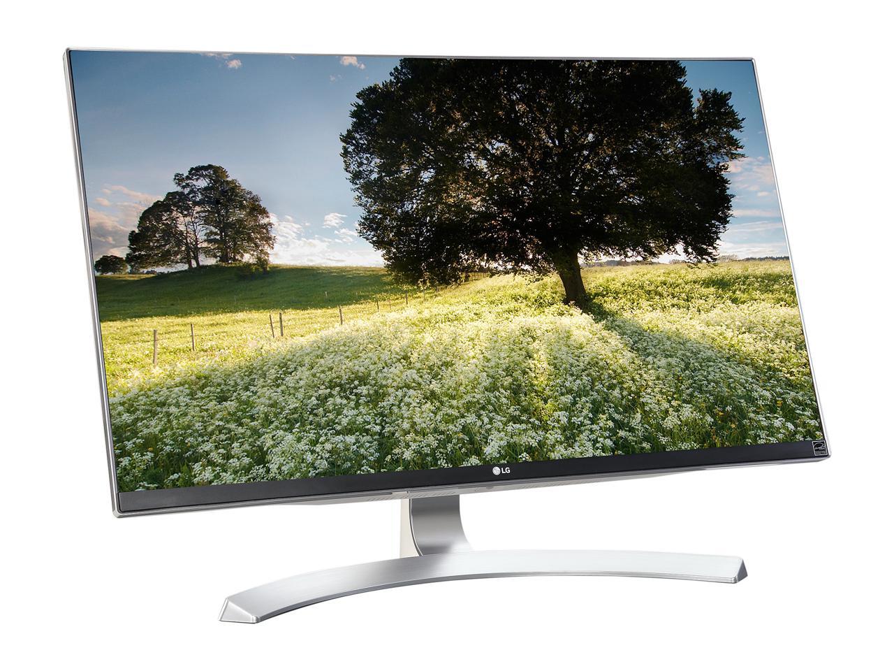 LG 27UD88-W 27" FreeSync IPS LED Monitor 4K UHD 3840 x 2160 16:9 Widescreen 5ms (GTG) On-Screen Control with Screen Split, Game Mode & Black Stabilizer USB 3.0 Quick Charge HDMI