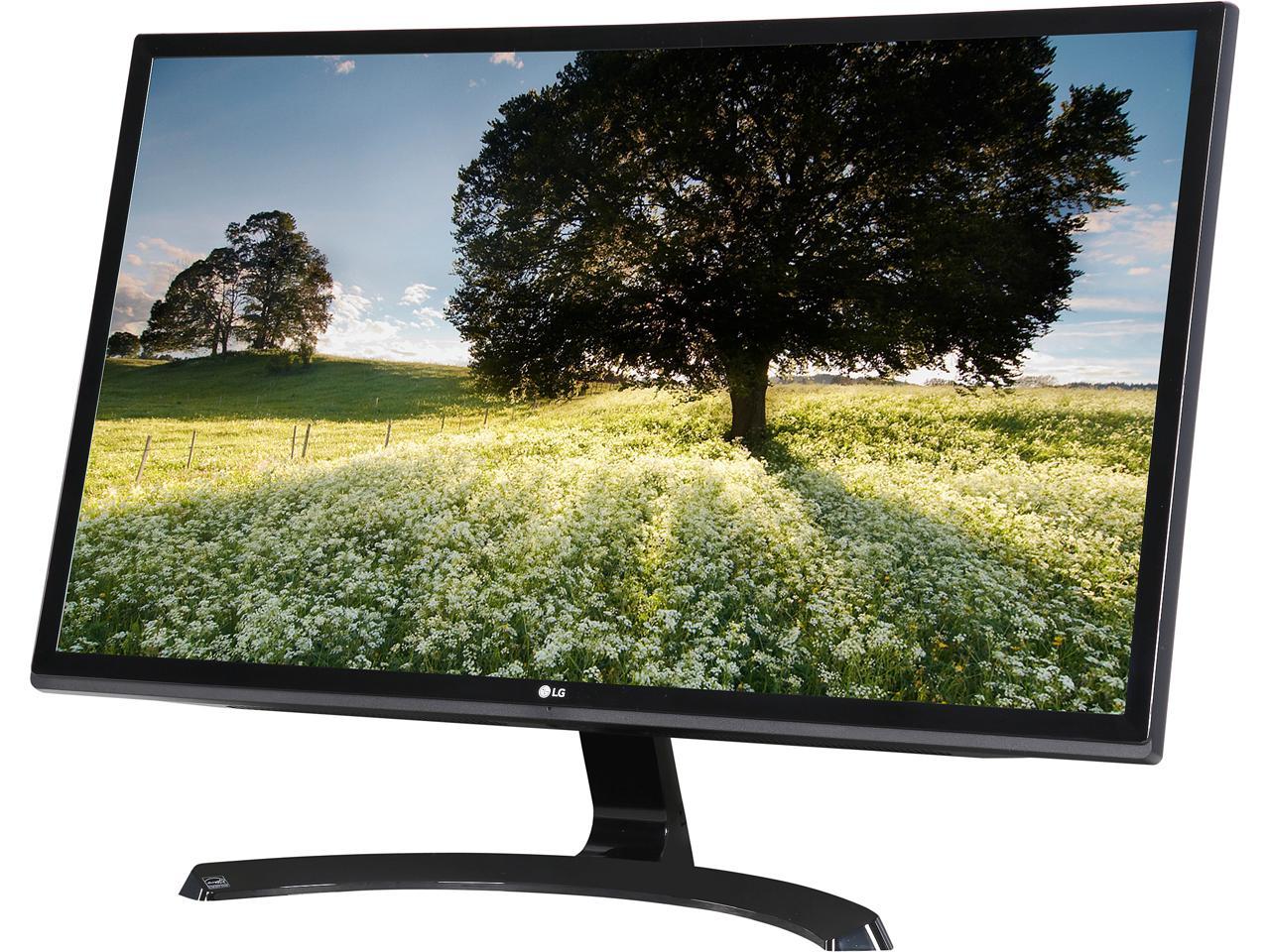LG 27UD58-B IPS 4K UHD Free-Sync Gaming Monitor, 3840 x 2160, 1000:1 Contrast Ratio, DisplayPort, HDMI, Tilt, VESA Compatible