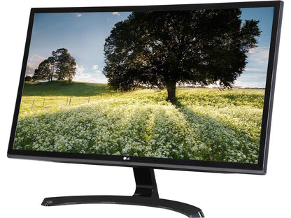 LG 27UD58-B IPS 4K UHD Free-Sync Gaming Monitor, 3840 x 2160, 1000:1 Contrast Ratio, DisplayPort, HDMI, Tilt, VESA Compatible