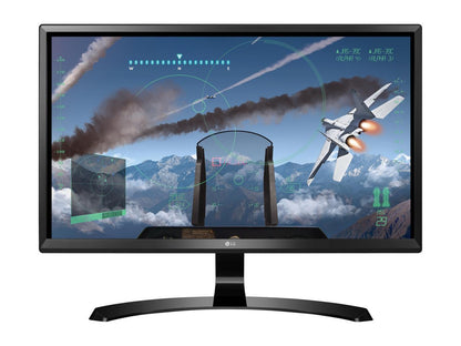 LG 24UD58-B 24" (Actual size 23.8") Ultra HD 3840 x 2160 4K 60Hz 2xHDMI DisplayPort AMD FreeSync Flicker Safe Anti-Glare LED Backlit IPS Gaming Monitor