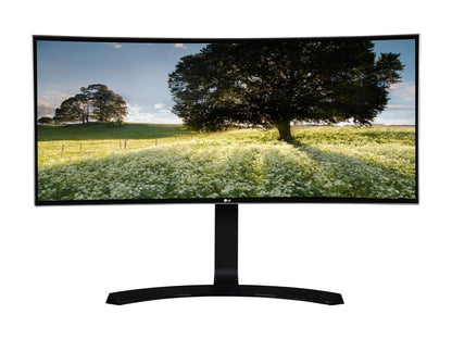 LG 34CB88-P 34" Ultrawide QHD 21:9 Curved IPS Monitor, 3440 x 1440, AMD FreeSync, HDMI, DisplayPort, USB Quick Charge