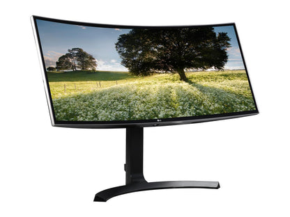 LG 34CB88-P 34" Ultrawide QHD 21:9 Curved IPS Monitor, 3440 x 1440, AMD FreeSync, HDMI, DisplayPort, USB Quick Charge