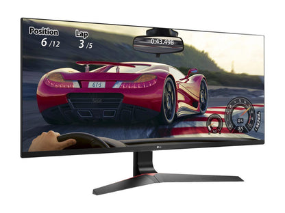 LG 34UM69G-B 34" Full HD 2560 x 1080 75Hz DisplayPort USB Type-C AMD FreeSync Built-in Speakers Flicker Safe Ultrawide Backlit LED IPS Gaming Monitor