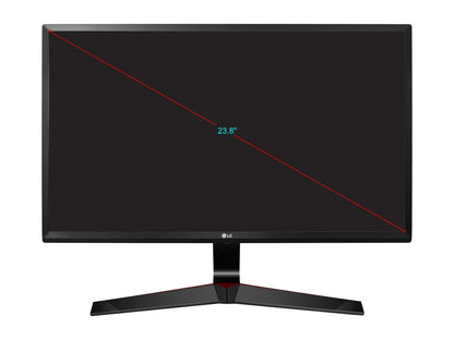 LG 24MP59G-P 24" (Actual size 23.8") Full HD 1920 x 1080 75Hz VGA HDMI AMD FreeSync Flicker Safe Anti-Glare Backlit LED IPS Gaming Monitor