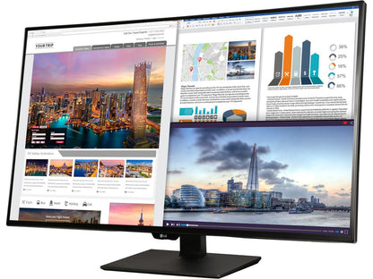 LG 43UD79-B 42.5" 4K UHD LED IPS Monitor, 3840 x 2160, HDCP, USB Type C, 4x HDMI, DisplayPort On-Screen control, Screen Split, Built-in Speakers