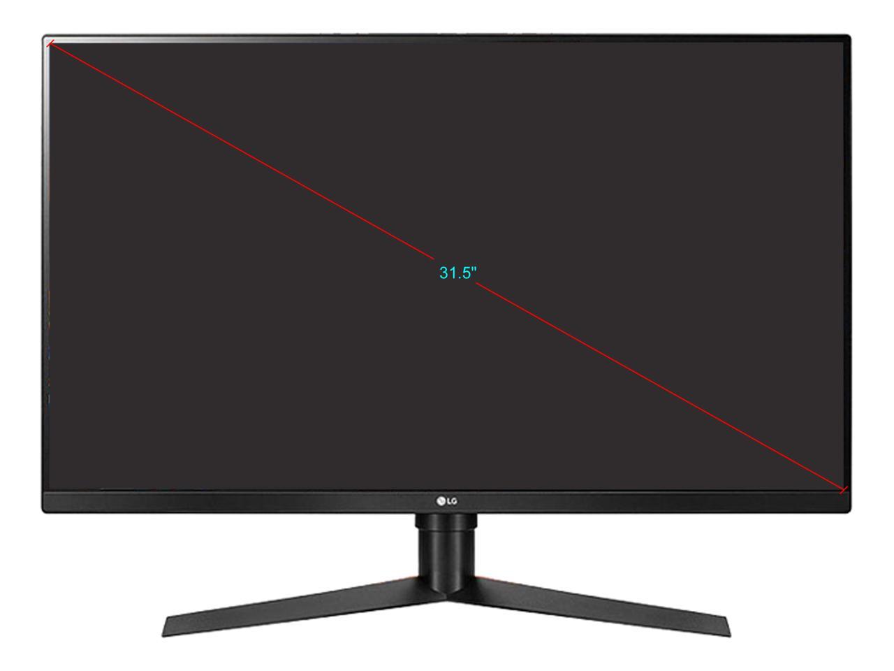 LG 32GK650F-B 32" (Actual size 31.5") Quad HD 2560 x 1440 2K 144Hz 2xHDMI DisplayPort AMD Radeon FreeSync 3-Side Borderless Anti-Glare Backlit LED Gaming Monitor