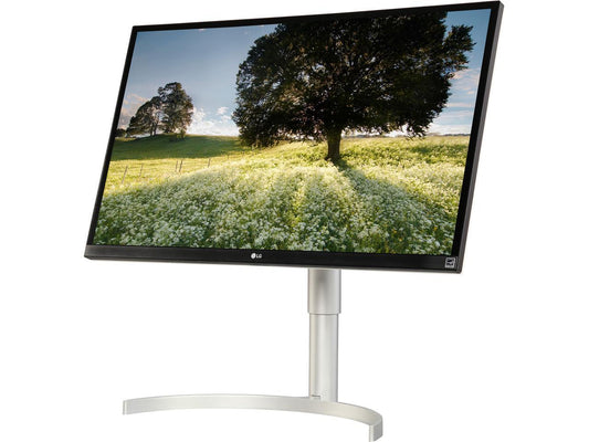 LG 27BL85U-W 27" 4K Ultra HD 3840 x 2160 HDMI DisplayPort USB Type-C FreeSync Tilt, Pivot, Height Adjustable IPS Monitor