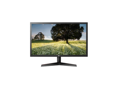 LG 24GL65B-B 24" Full HD 1920 x 1080 144Hz 1ms 2 x HDMI, DisplayPort Radeon FreeSync Technology Flicker Safe Anti-Glare Widescreen LED Backlit Gaming Monitor
